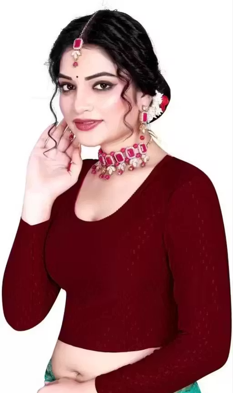 Pack of 3 Party Wear Printed Blouse for Women - Image 2