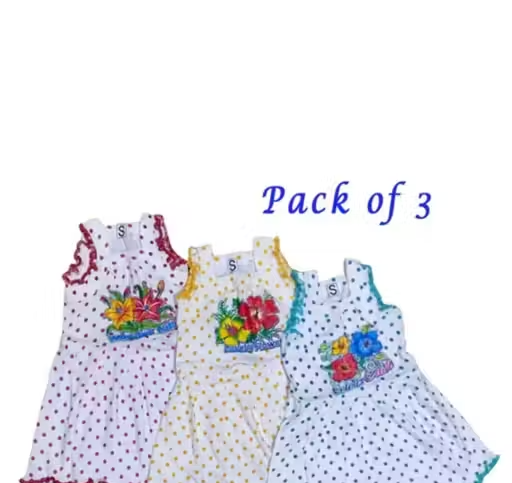 Fancy Casual Girls Frock