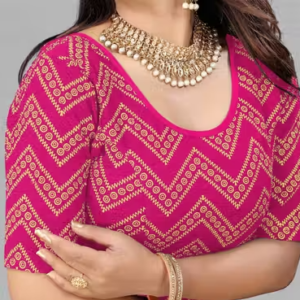 Readymade Printed Stretchable Latest Blouse for Women