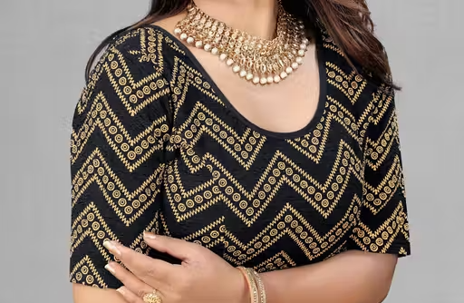 Readymade Printed Stretchable Latest Blouse for Women