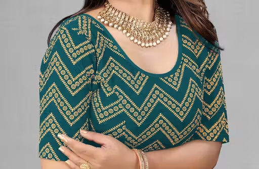 Readymade Printed Stretchable Latest Blouse for Women