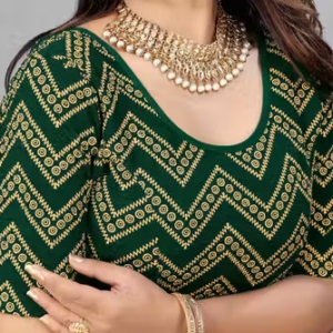 Readymade Printed Stretchable Latest Blouse for Women