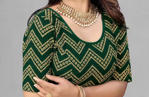 Readymade Printed Stretchable Latest Blouse for Women