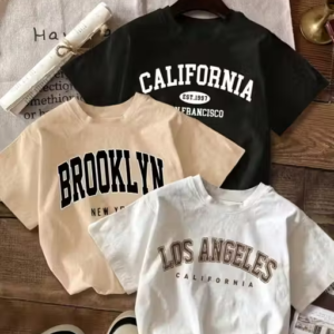 3 Pcs Casual Minimalist Retro Graphic Cropped Bodysuit Set