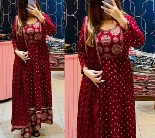 Rayon Kurta Pants for Women