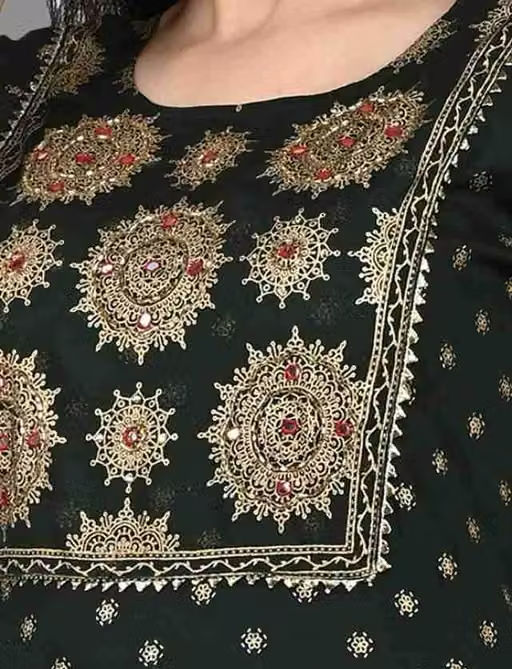 Printed Rayon Kurta Set for Women - Image 3