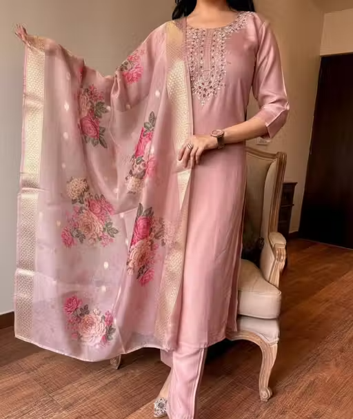 Rayon Kurta Pants for Women - Image 4