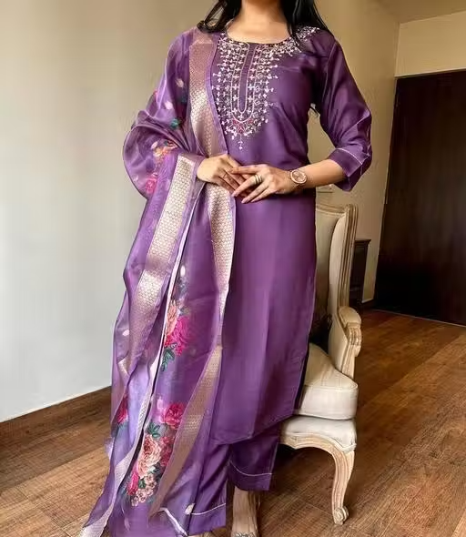 Rayon Kurta Pants for Women - Image 4