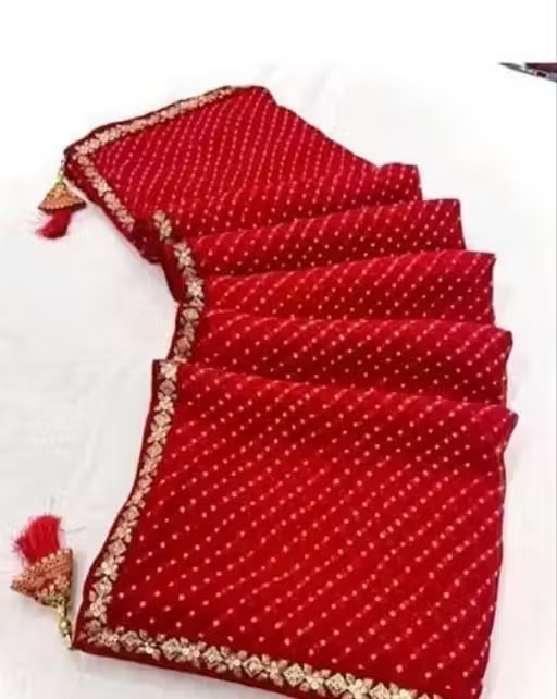 BANDHANI SAREE , BANDHEJ SAREE , BANDHNI SAREES , PURE GEORGETTE SAREES , SOFT GEORGETTE SAREES , NEW TRENDING SAREES , SAREES UNDER 399 , LEHARIYA SAREES , PLANE SAREES