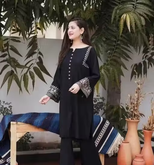 Rayon Kurta Palazzos for Women - Image 3