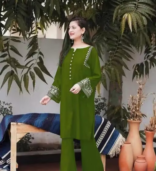 Rayon Kurta Palazzos for Women - Image 3