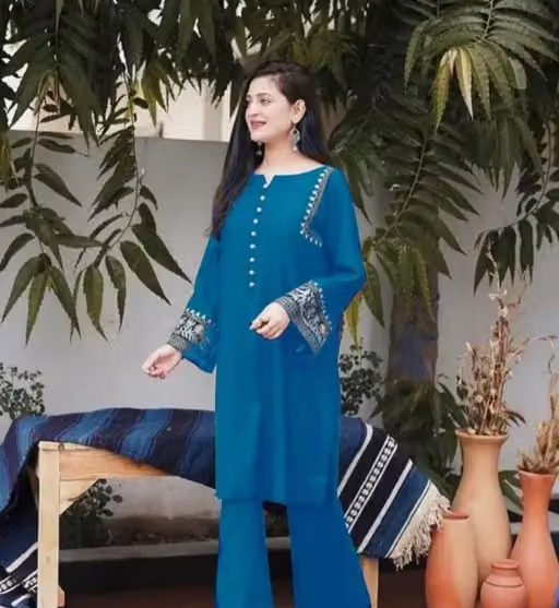 Rayon Kurta Pants for Women - Image 3