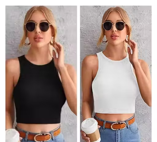 Tank Top Combo Black & White