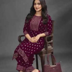 Rayon Kurta Palazzos for Women