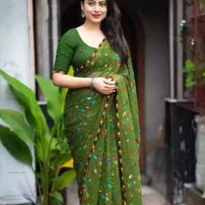 Gerogette Dhanlaxmi KALAMKARI BEST Saree