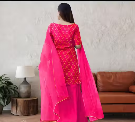Printed Rayon Kurta Set for Women - Image 2