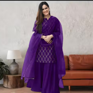 Printed Rayon Kurta Set for Women