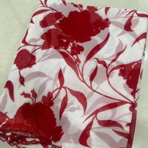 Georgette Printed Saree(With Lace)