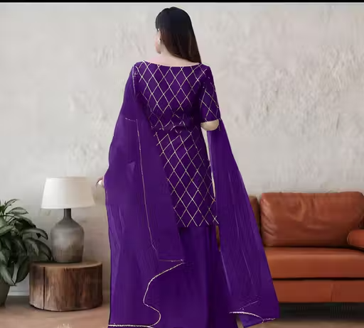 Printed Rayon Kurta Set for Women - Image 2