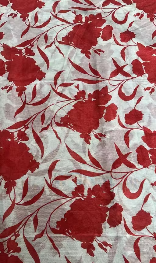 Georgette Printed Saree(With Lace) - Image 2