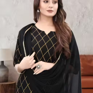 Printed Rayon Kurta Set for Women