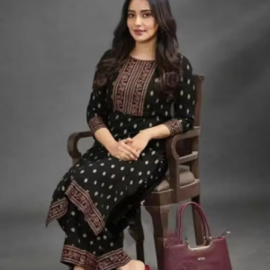 Rayon Kurta Palazzos for Women