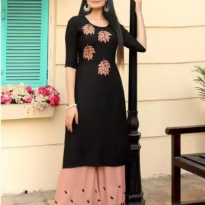 Rayon Kurta Palazzos for Women