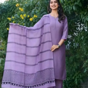 Rayon Kurta Palazzos for Women