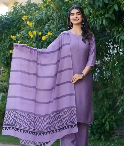 Rayon Kurta Palazzos for Women