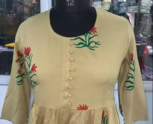 Cotton Kurta Pants for Women - Image 2