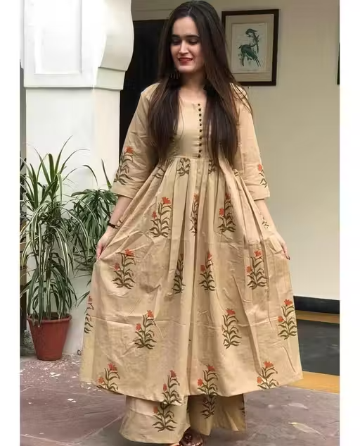 Cotton Kurta Pants for Women - Image 3