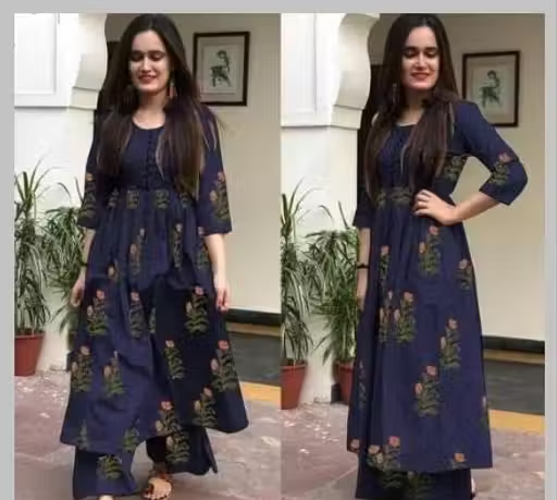 Cotton Kurta Palazzos for Women