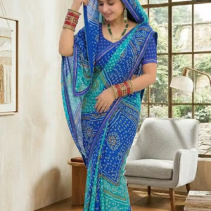 blue saree trending saree georgette saree