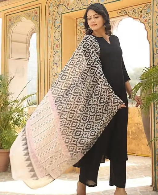 Rayon Kurta Pants for Women - Image 3