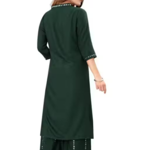 Rayon Kurta Palazzos Fit/ for Women