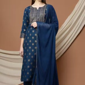 Printed Cotton Kurta Pants for Women