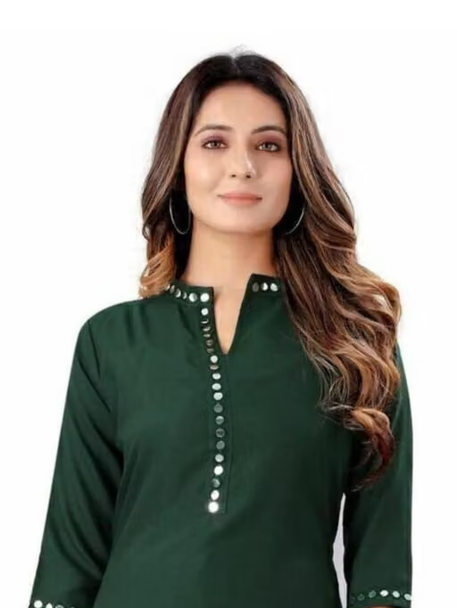 Rayon Kurta Palazzos Fit/ for Women - Image 2