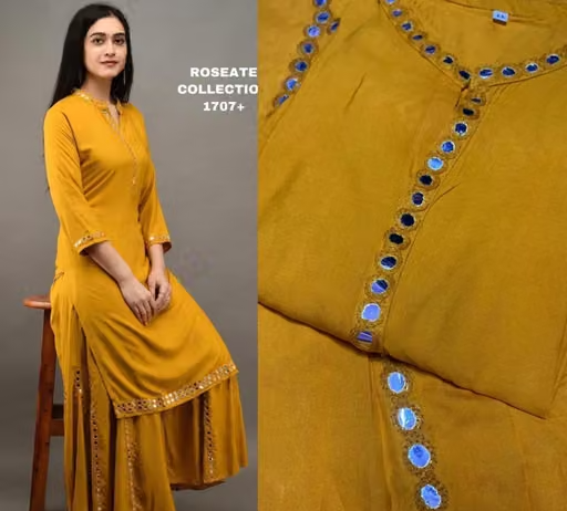 Rayon Kurta Skirt Fit/ for Women