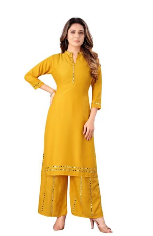 Rayon Kurta Skirt Fit/ for Women - Image 2