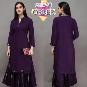 Rayon Kurta Skirt Fit/ for Women