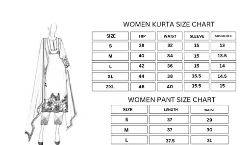 Crepe Kurta Pants for Women - Image 4