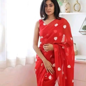 Buy Ezquisite Georgette Embroidery Work Saree - Treandy Designs On Try Casual