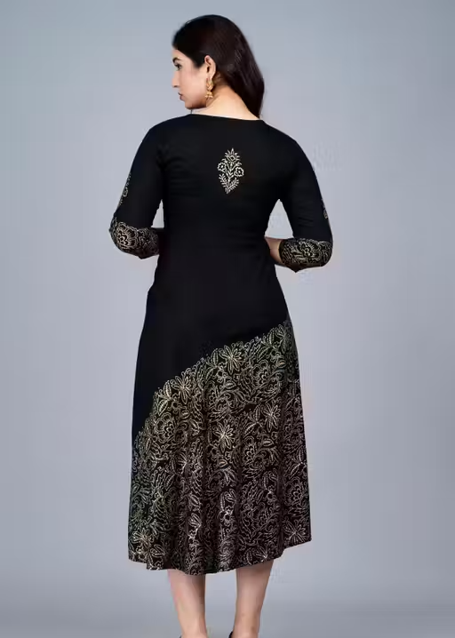 Women Trending Bollywood Style Anarkali Kuerta - Image 2