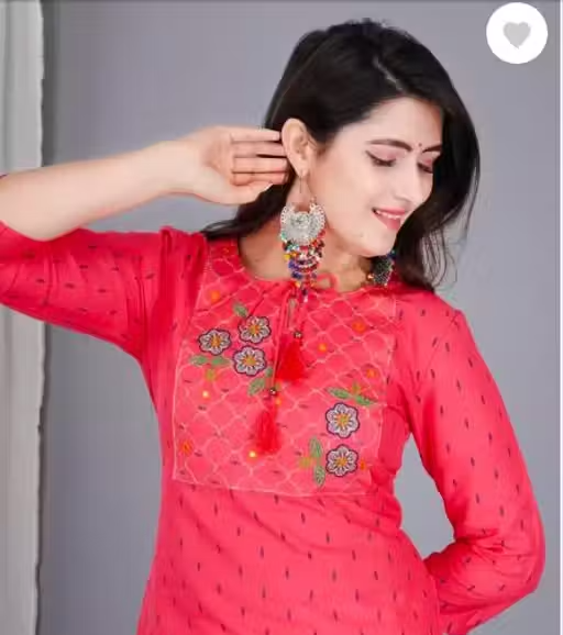 Rayon Kurta Pants for Women - Image 3