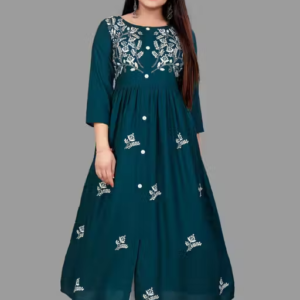 Kurti for women in rayon Embroiderd fabric| kurti and | MOST DEMAND KURTI| Embroiderd Kurti rayon Kurtis