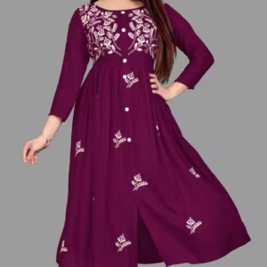 Kurti for women in rayon Embroiderd fabric| kurti and | MOST DEMAND KURTI| Embroiderd Kurti rayon Kurtis