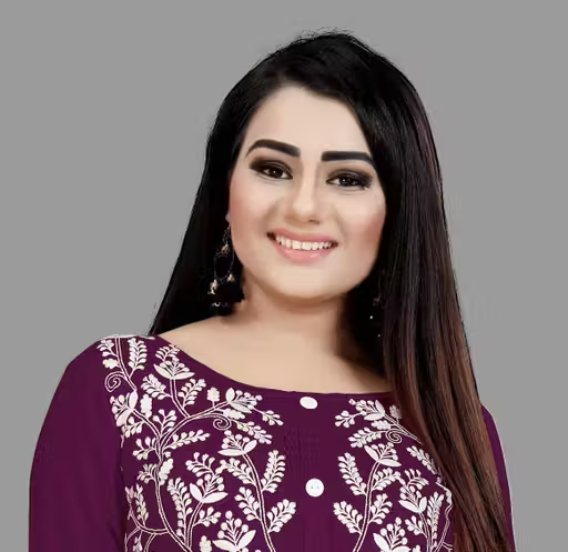 Kurti for women in rayon Embroiderd fabric| kurti and | MOST DEMAND KURTI| Embroiderd Kurti rayon Kurtis - Image 2