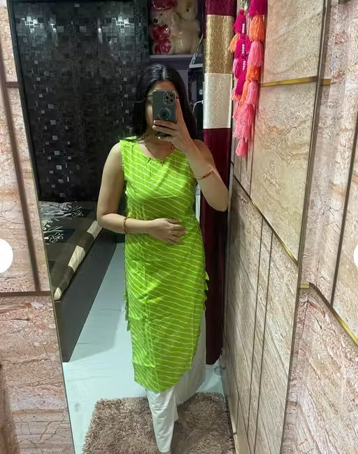 Rayon Kurta Palazzos for Women - Image 2