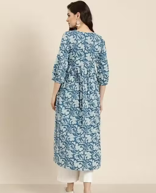 Rayon Kurta Palazzos for Women - Image 2