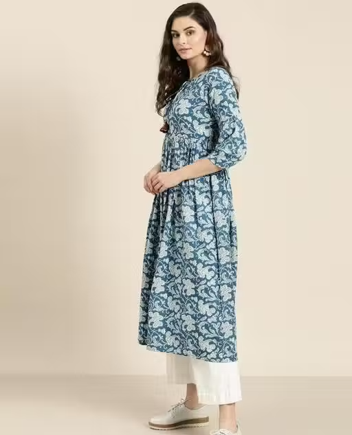 Rayon Kurta Palazzos for Women - Image 3